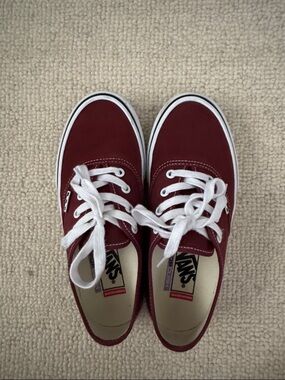 Vans Maroon Authentic Sneakers